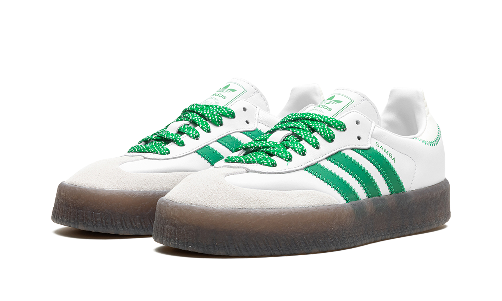 Adidas Sambae Cloud White Green 3