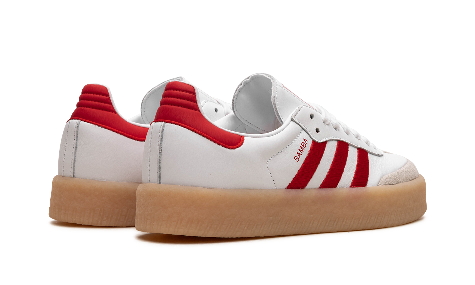 Adidas Sambae White Better Scarlet Gum 4
