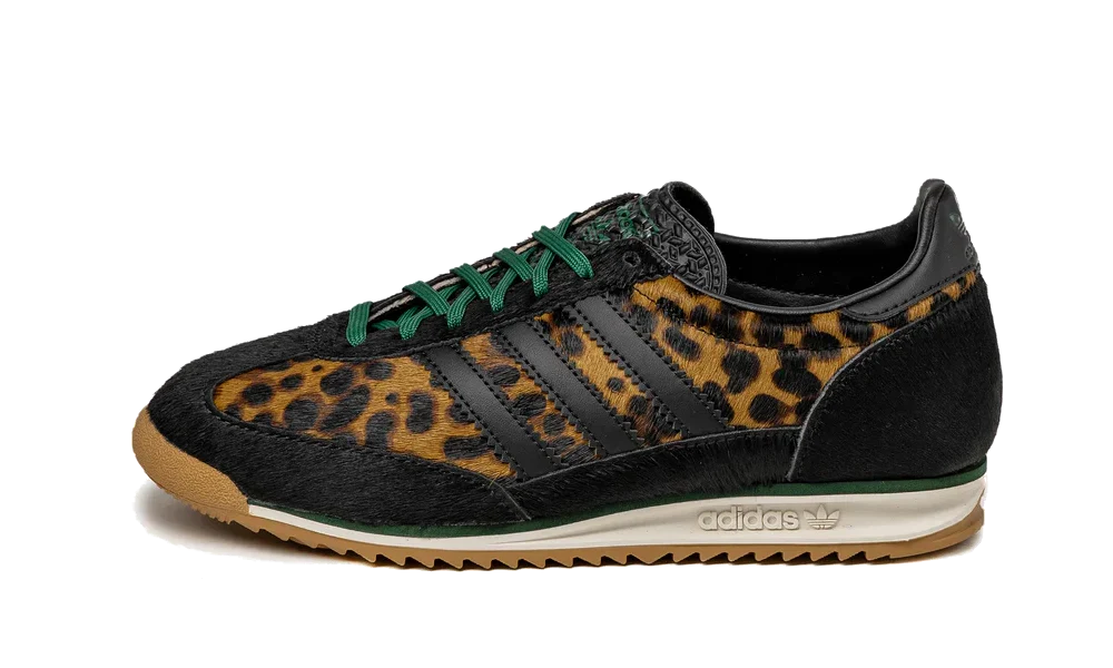 Adidas SL 72 Leopard Black Green 1