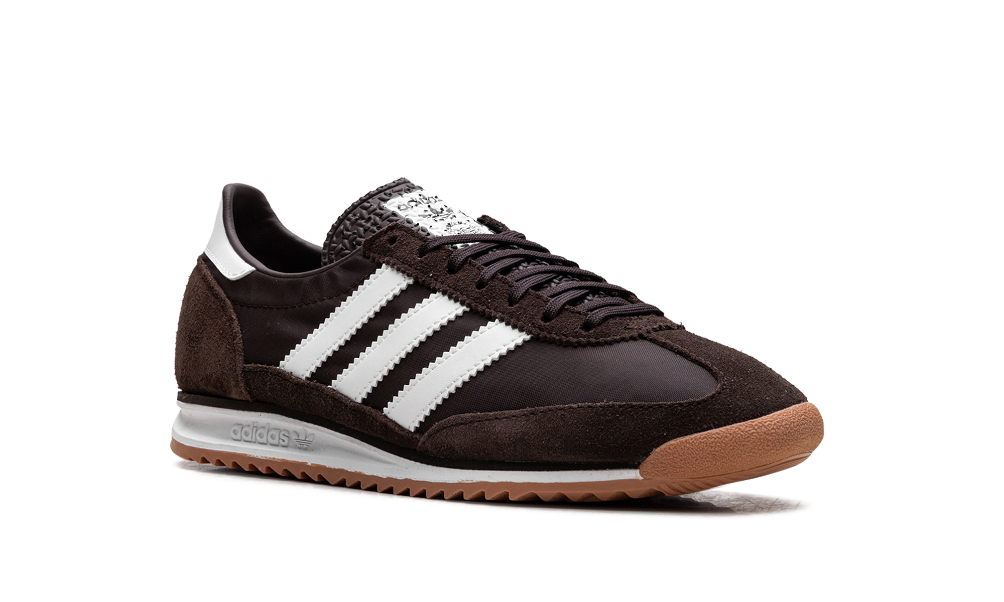 Adidas SL72 Dark Brown White 2