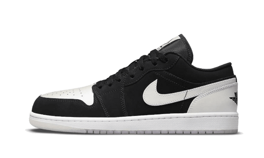 Air Jordan 1 Low Black White Diamond