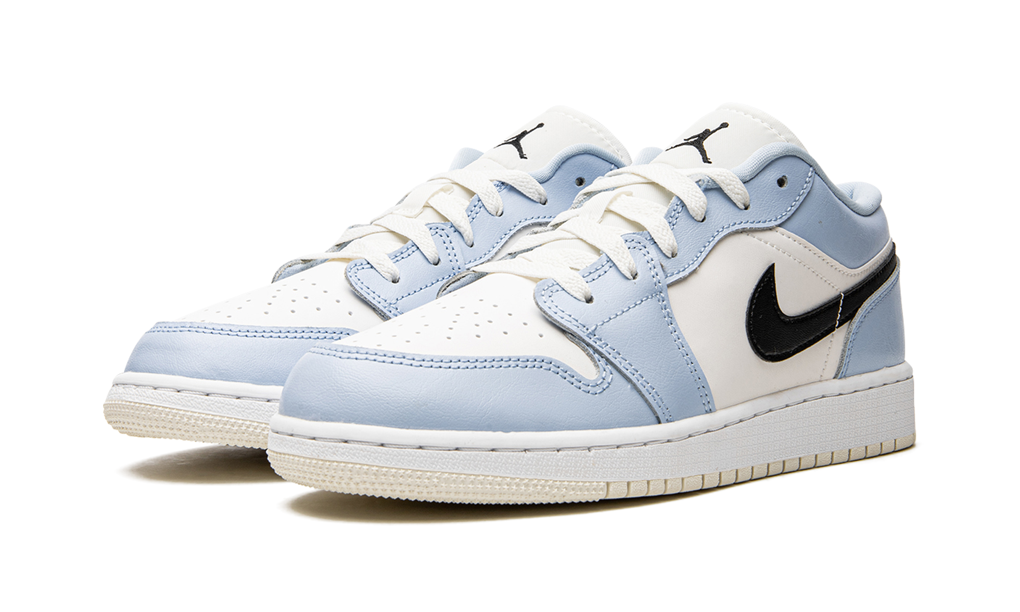 Air Jordan 1 Low Ice Blue Black 2