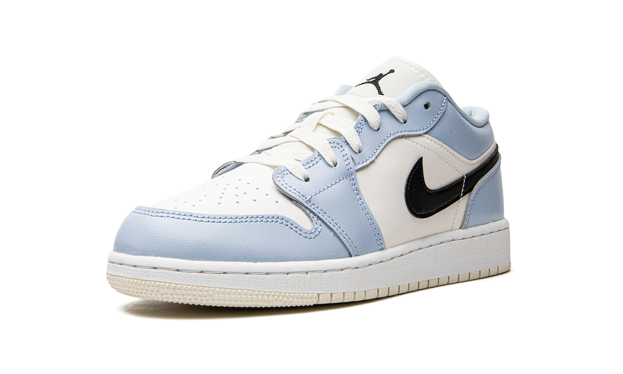 Air Jordan 1 Low Ice Blue Black 4