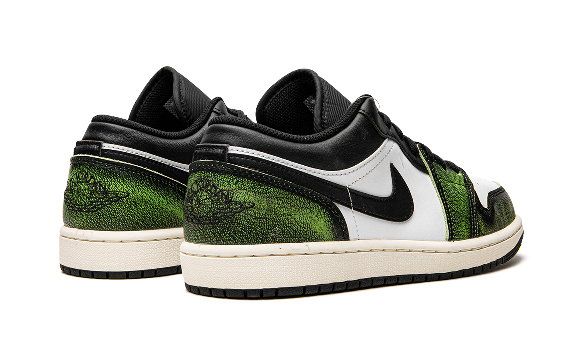 Air Jordan 1 Low Wear Away Electric Green 4