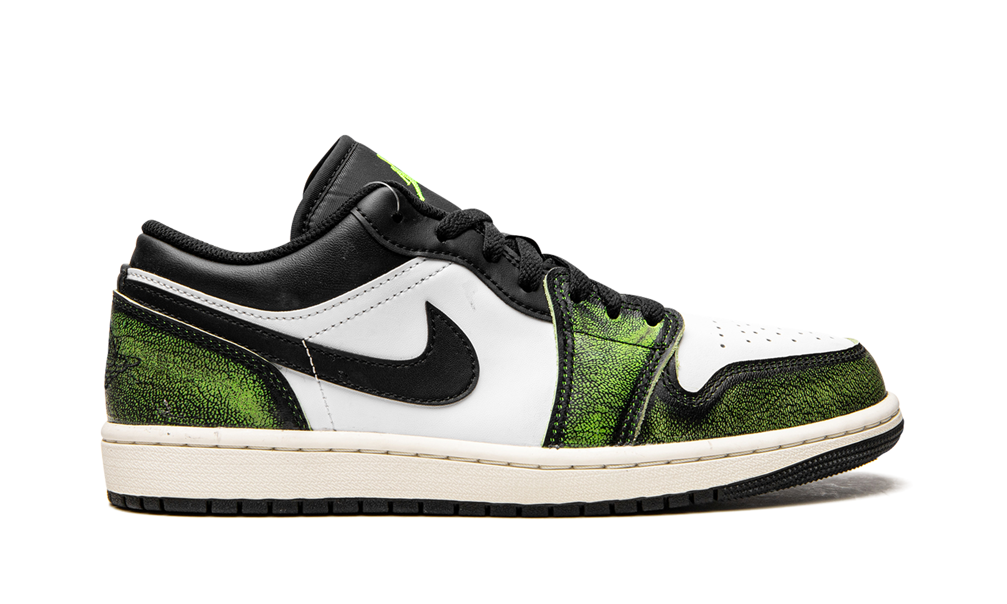 Air Jordan 1 Low Wear Away Electric Green 7