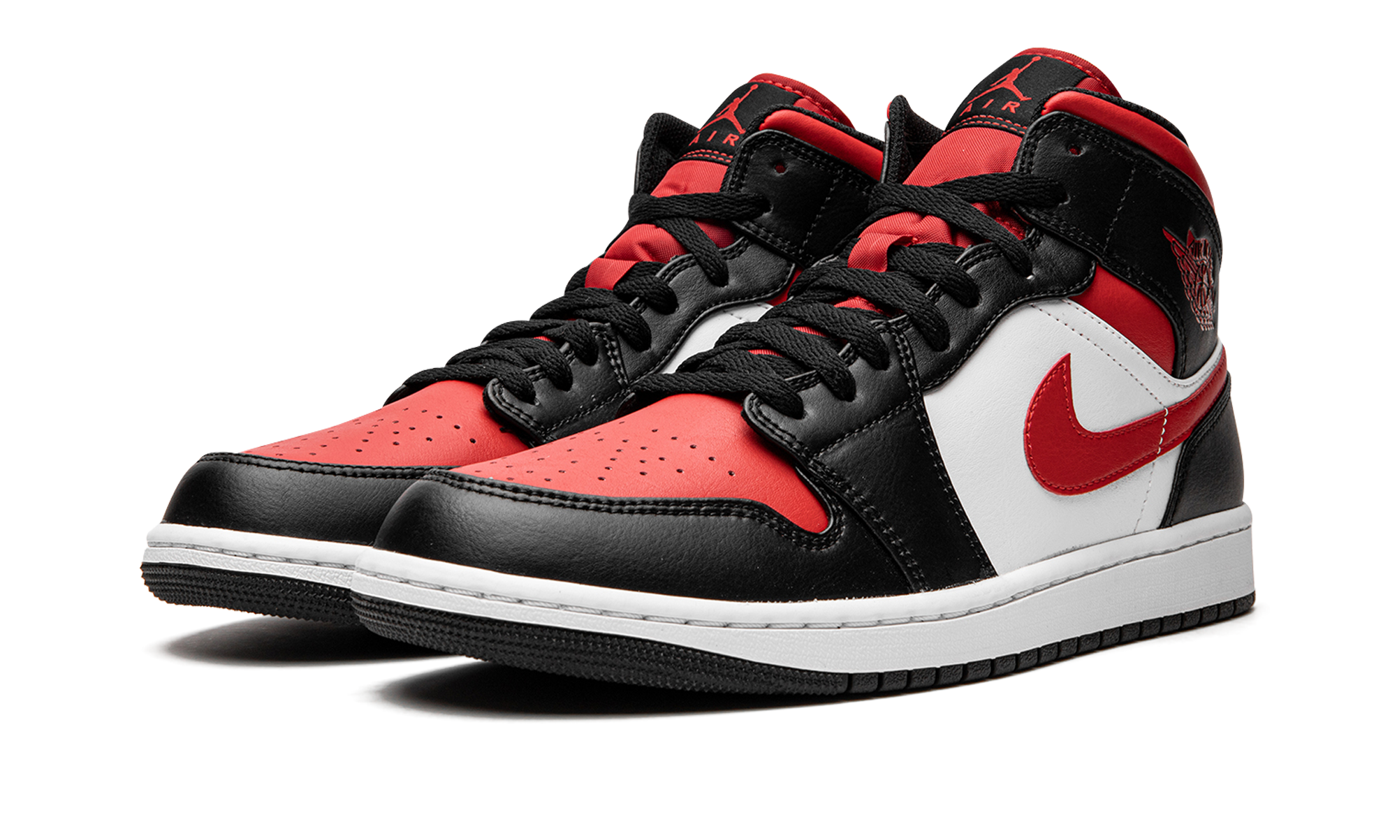 Air Jordan 1 Mid Alternate Bred Toe 2