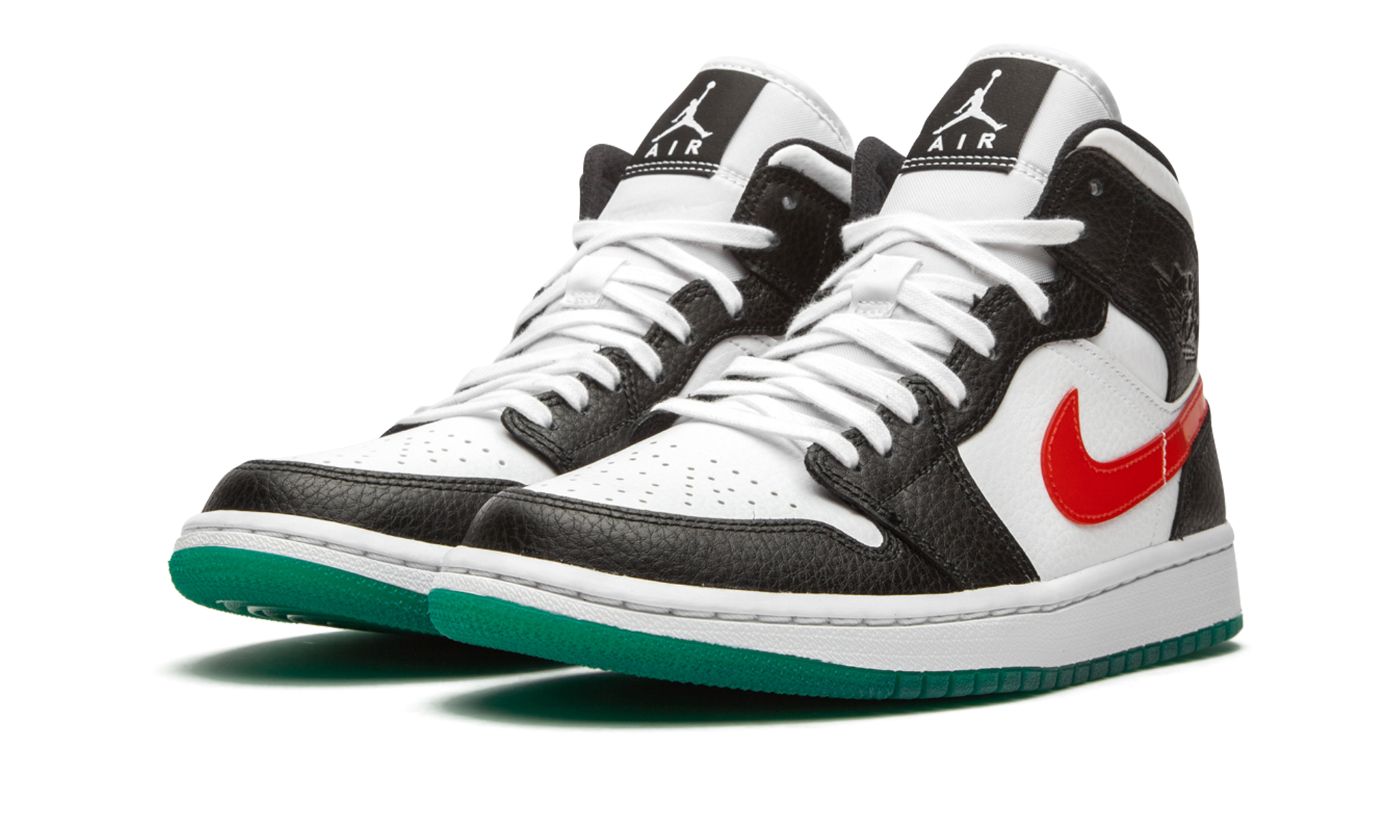 Air Jordan 1 Mid Alternate Swooshes Red Yellow (W) 2