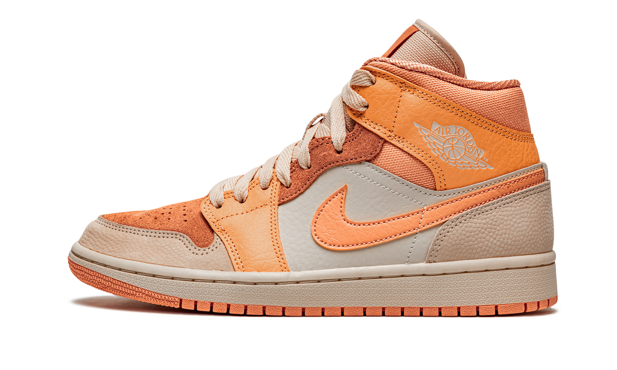 Air Jordan 1 Mid Apricot Orange 1
