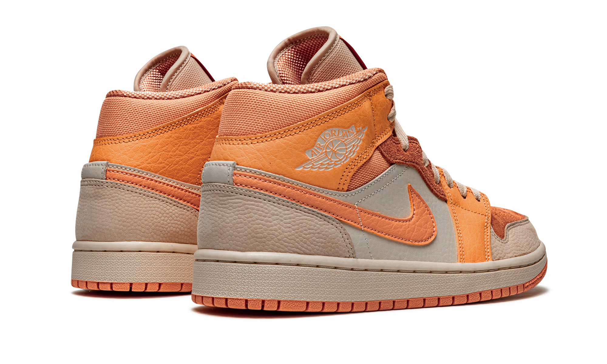 Air Jordan 1 Mid Apricot Orange 3