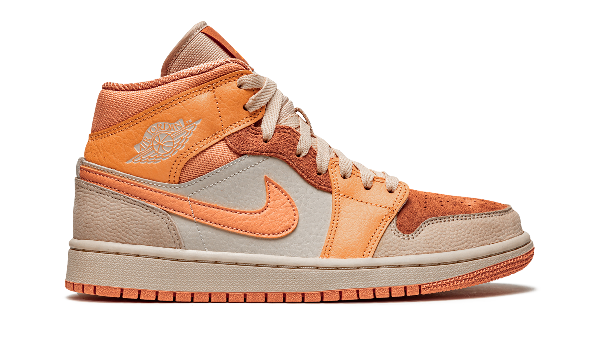 Air Jordan 1 Mid Apricot Orange 6