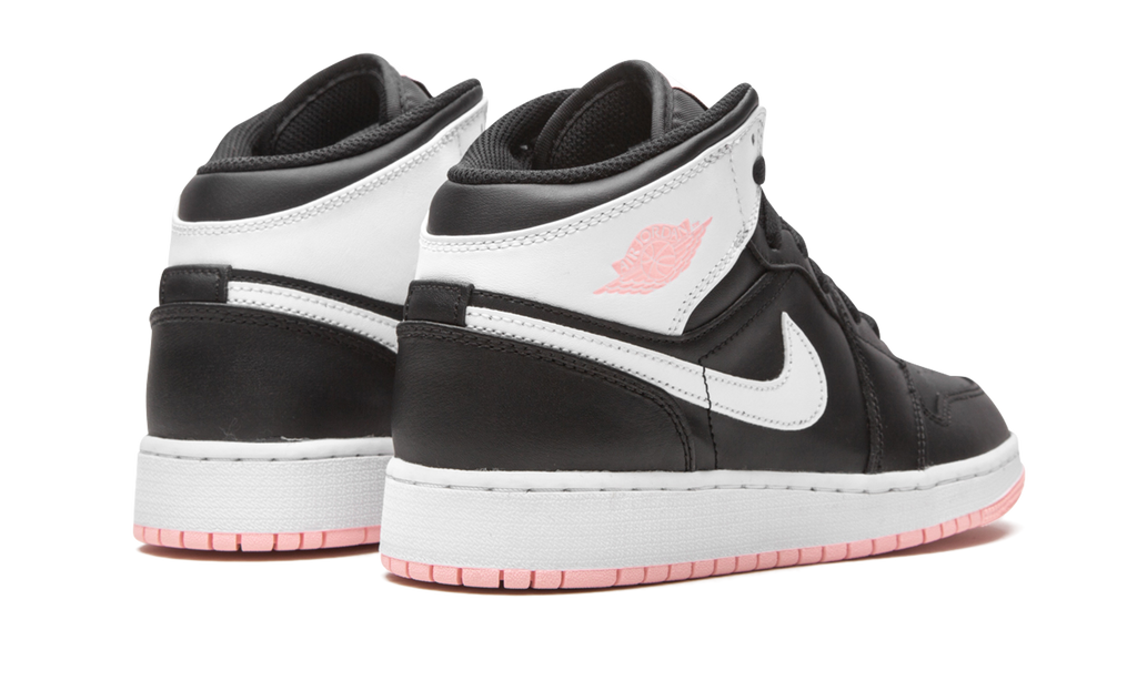 Air Jordan 1 Mid Black Arctic Pink (GS) 4