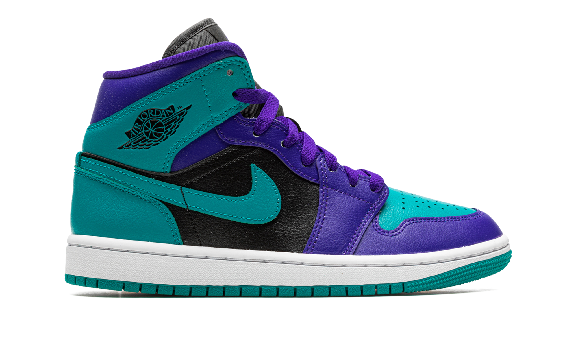 Air Jordan 1 Mid Black Grape (W) 7