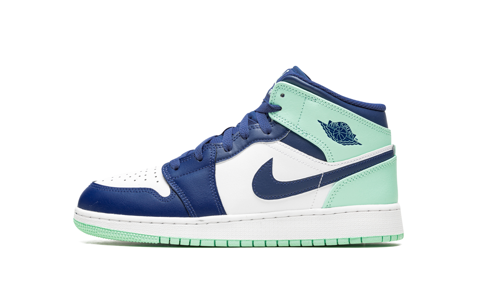 Air Jordan 1 Mid Blue Mint (GS) 1