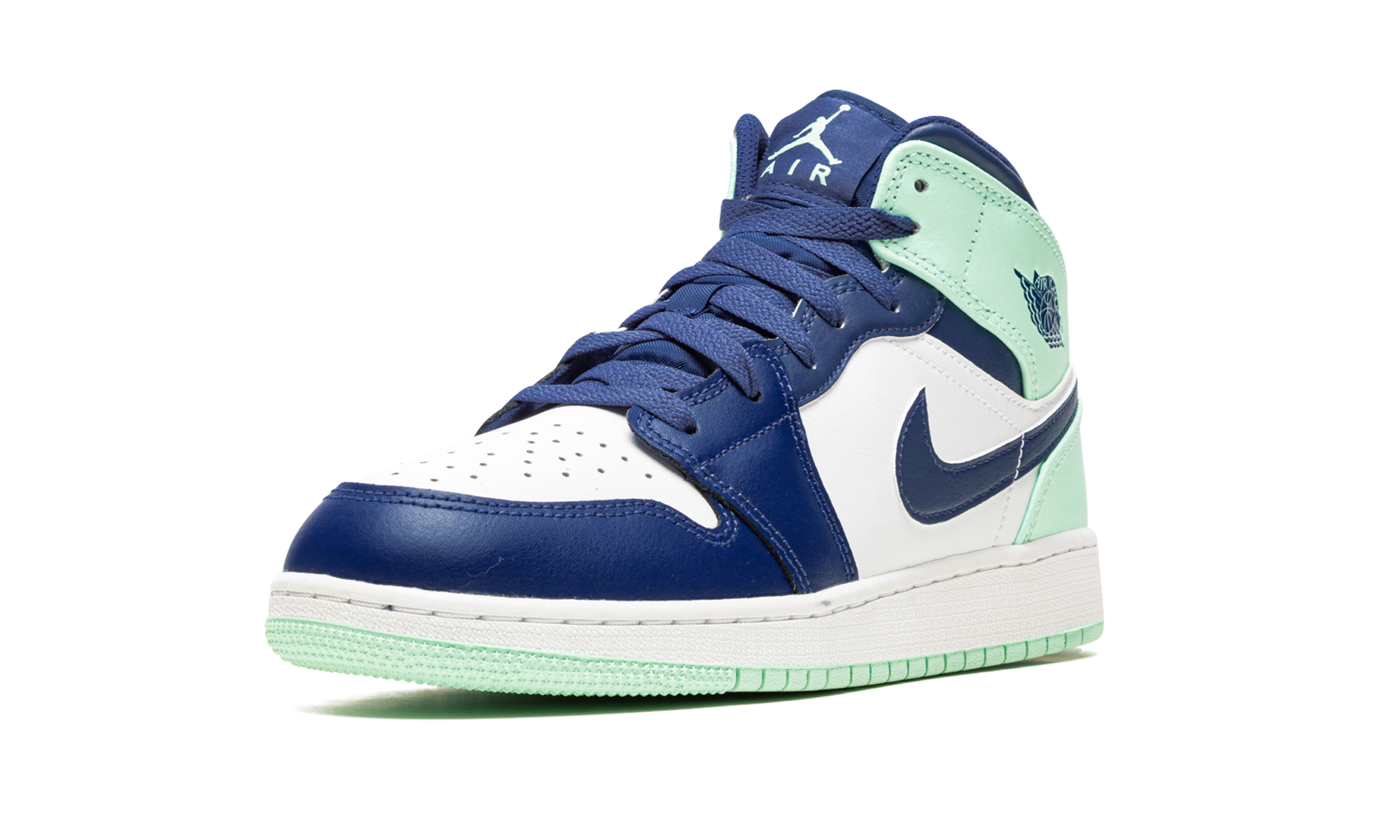 Air Jordan 1 Mid Blue Mint (GS) 5