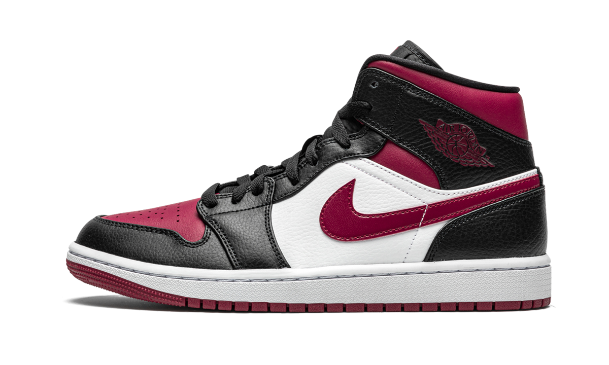 Air Jordan 1 Mid Bred Toe 1