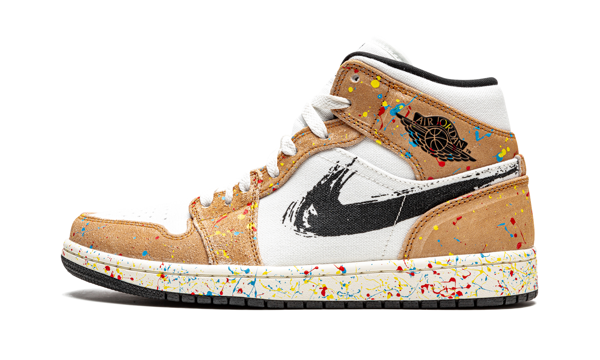 Air Jordan 1 Mid Brushstroke 1