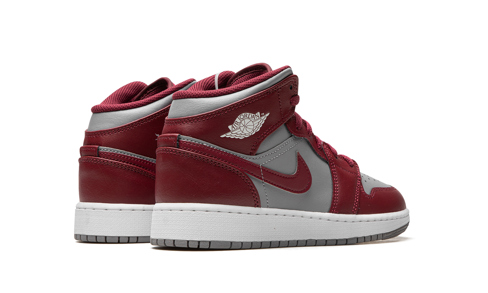 Air Jordan 1 Mid Cherrywood Red (GS) 4