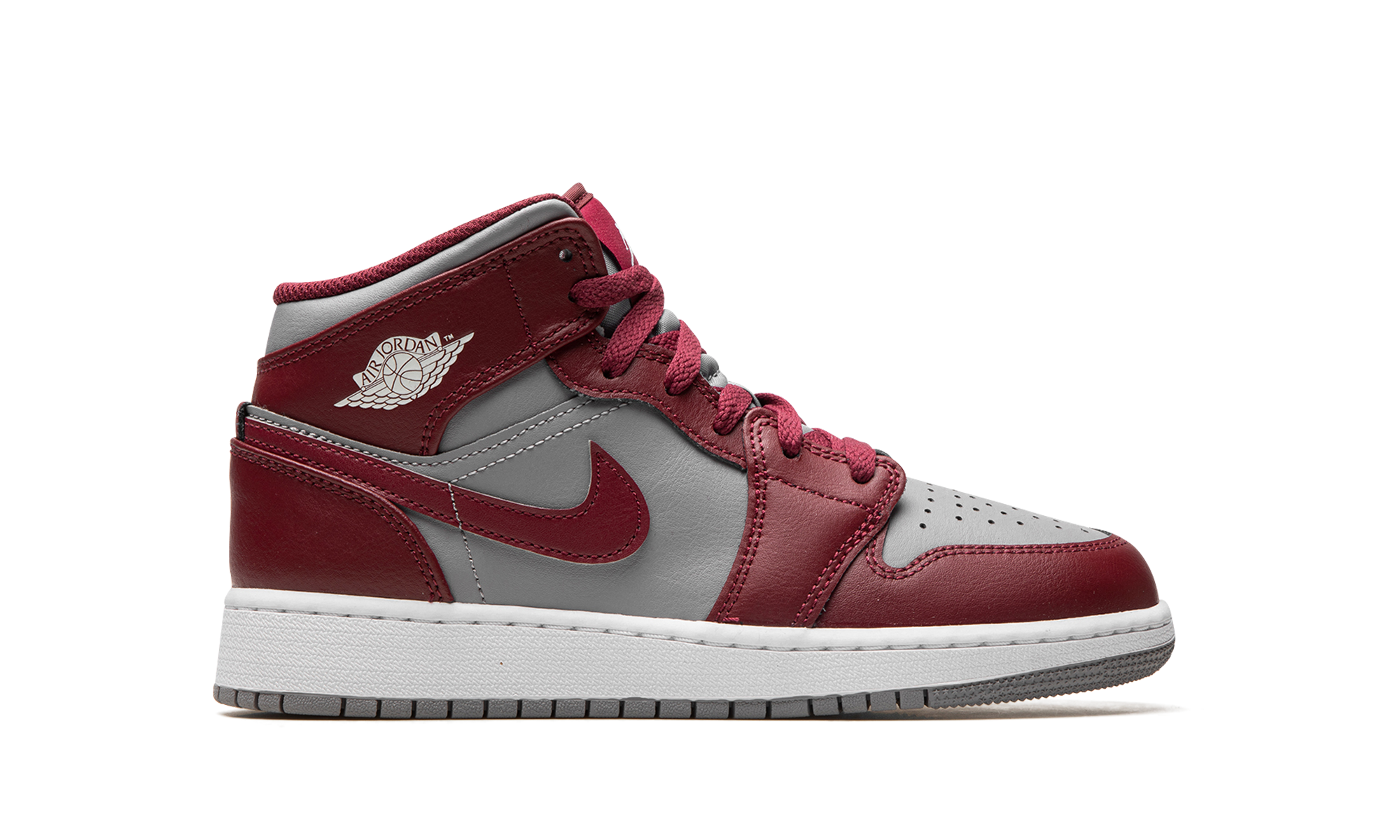 Air Jordan 1 Mid Cherrywood Red (GS) 7