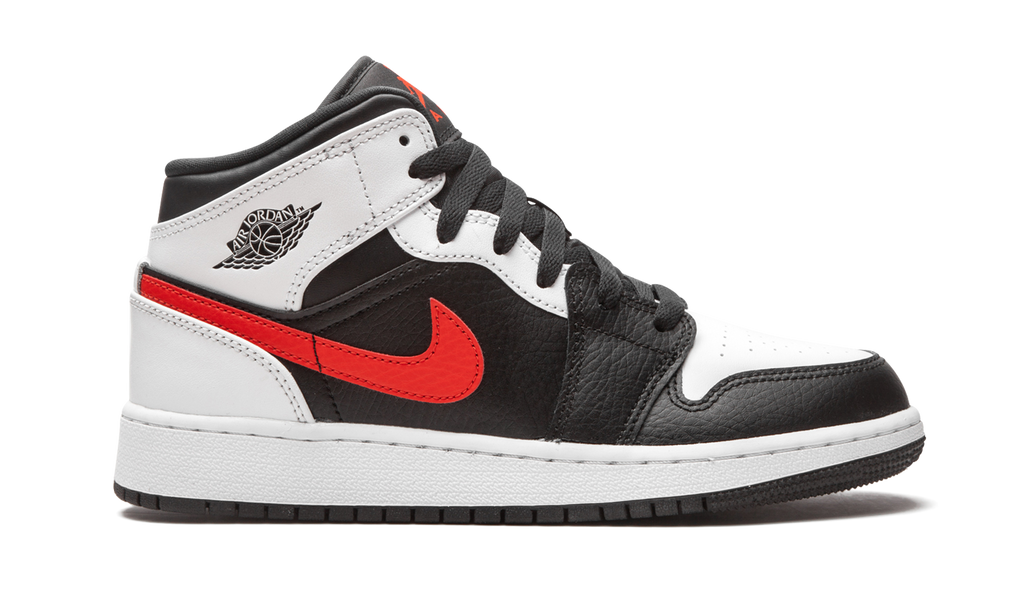 Air Jordan 1 Mid Chile Red (GS) 7