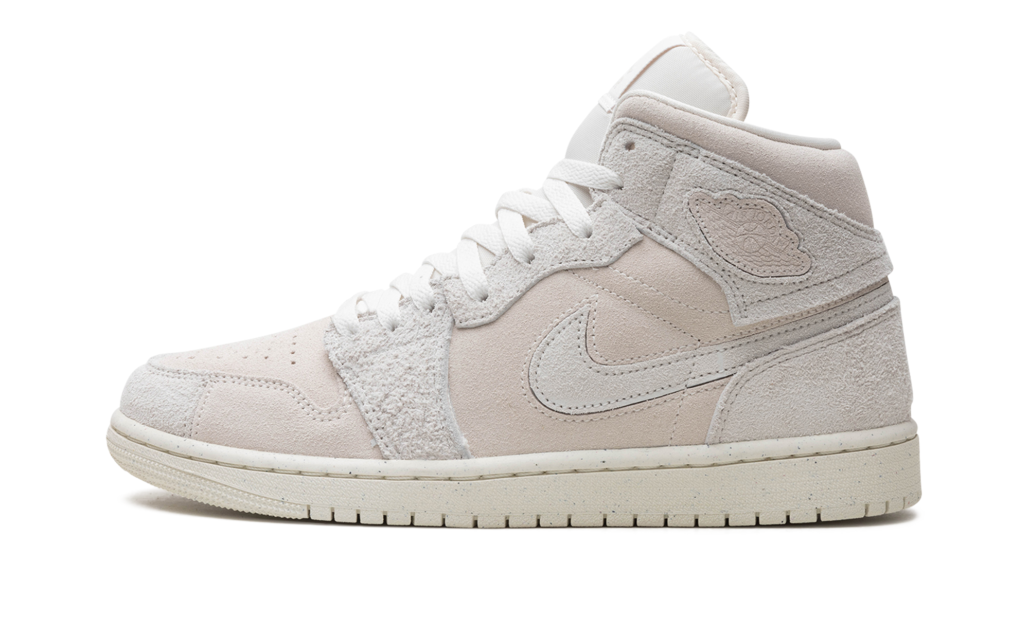Air Jordan 1 Mid Craft Suede Ivory 1