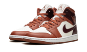 Air Jordan 1 Mid Dusty Peach Night Maroon 3
