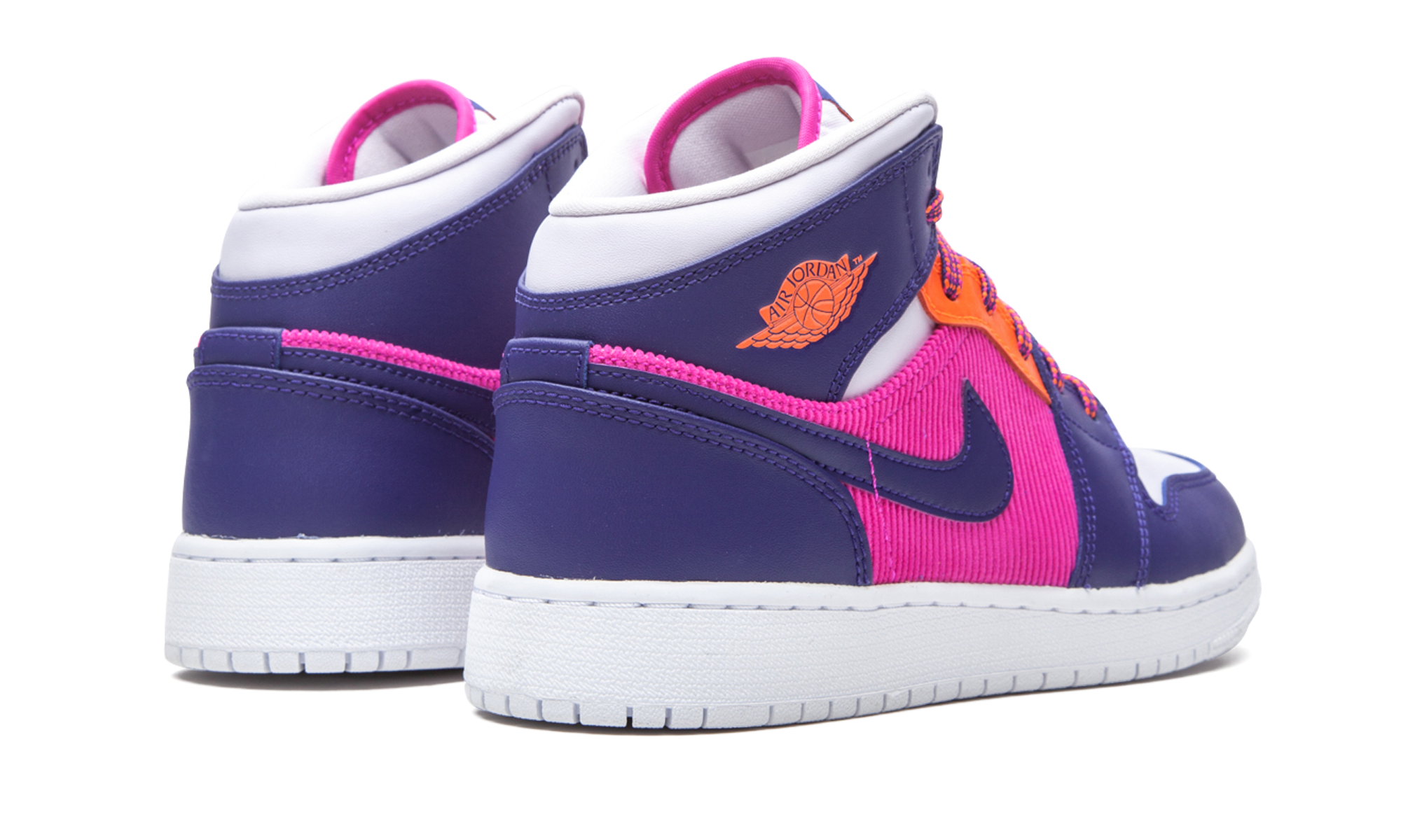 Air Jordan 1 Mid Fire Pink Barely Grape (GS) 3