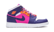 Air Jordan 1 Mid Fire Pink Barely Grape (GS) 6
