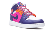Air Jordan 1 Mid Fire Pink Barely Grape (GS) 7