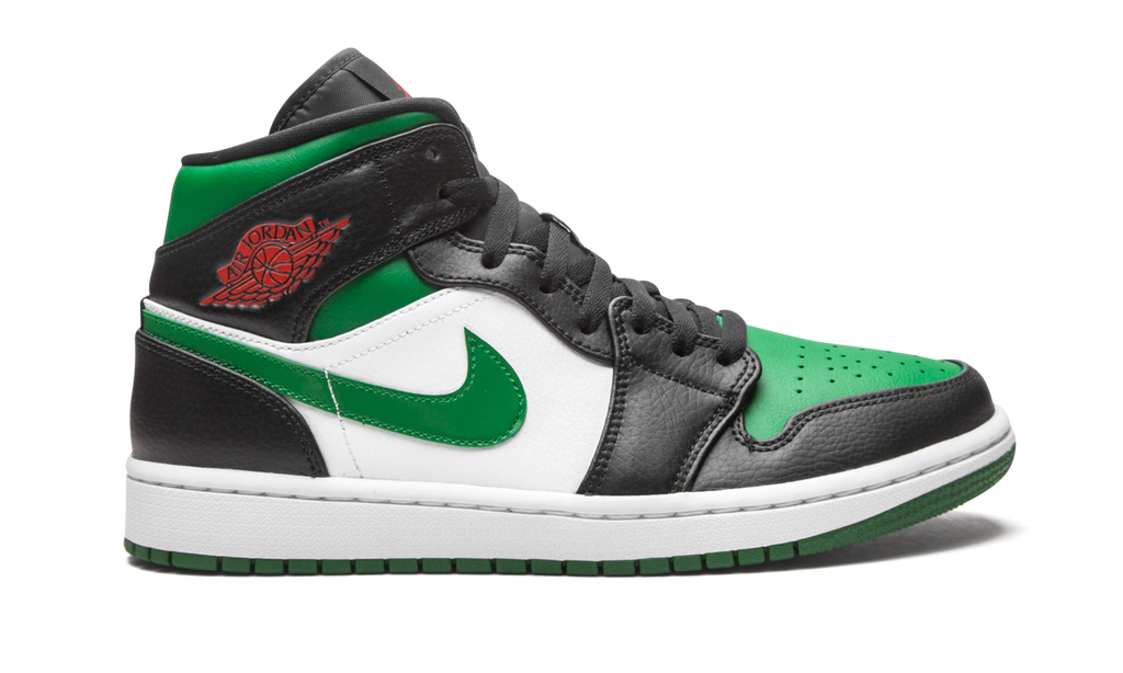 Air Jordan 1 Mid Green Toe 6