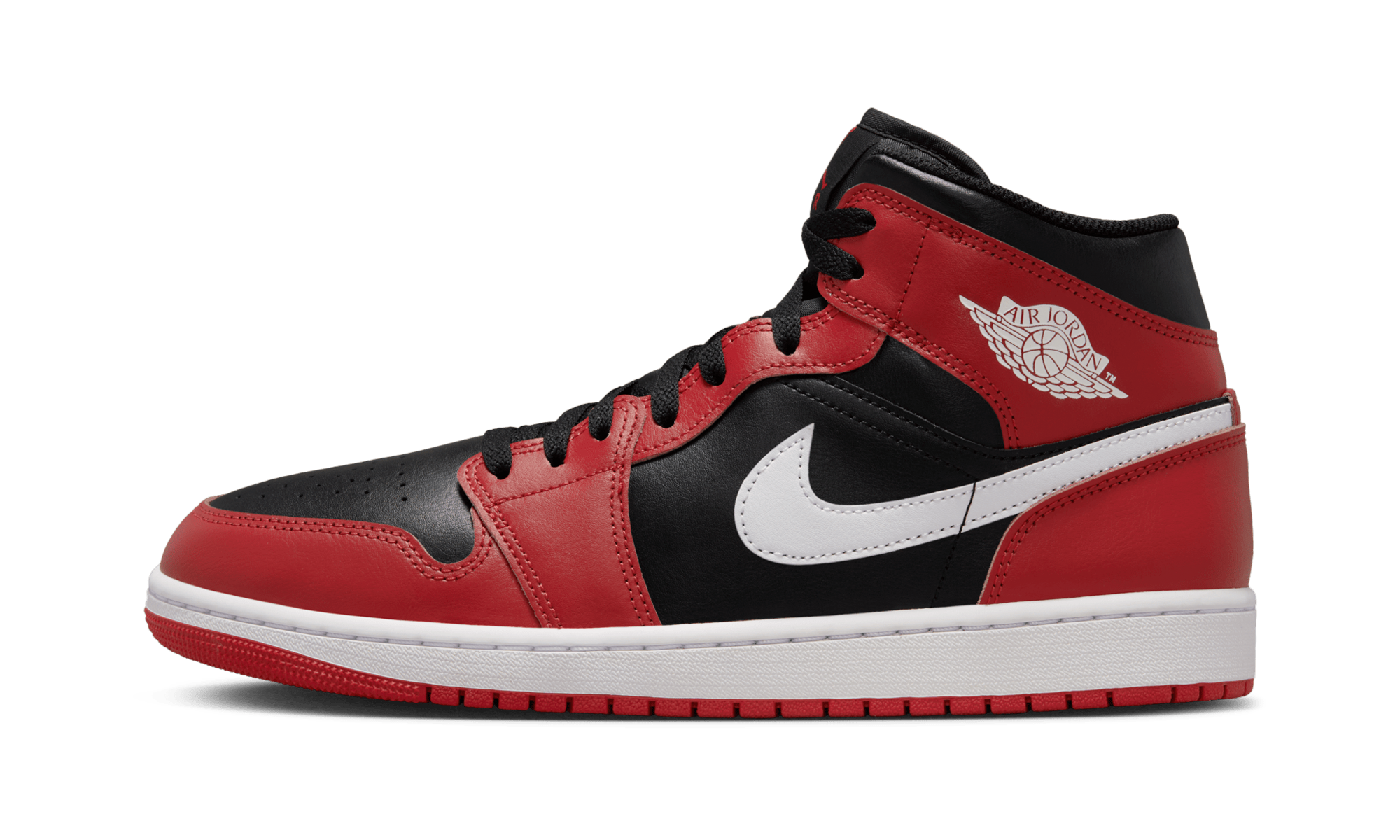 Air Jordan 1 Mid Gym Red Black White (2024) 2