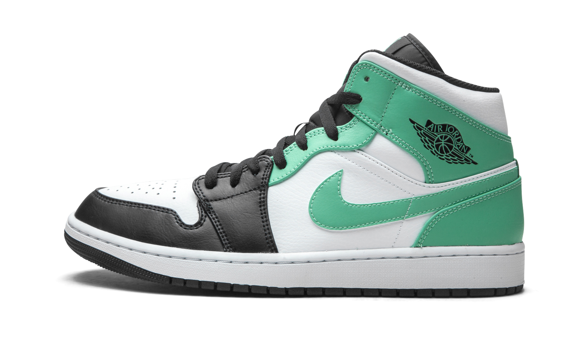 Air Jordan 1 Mid Island Green 1