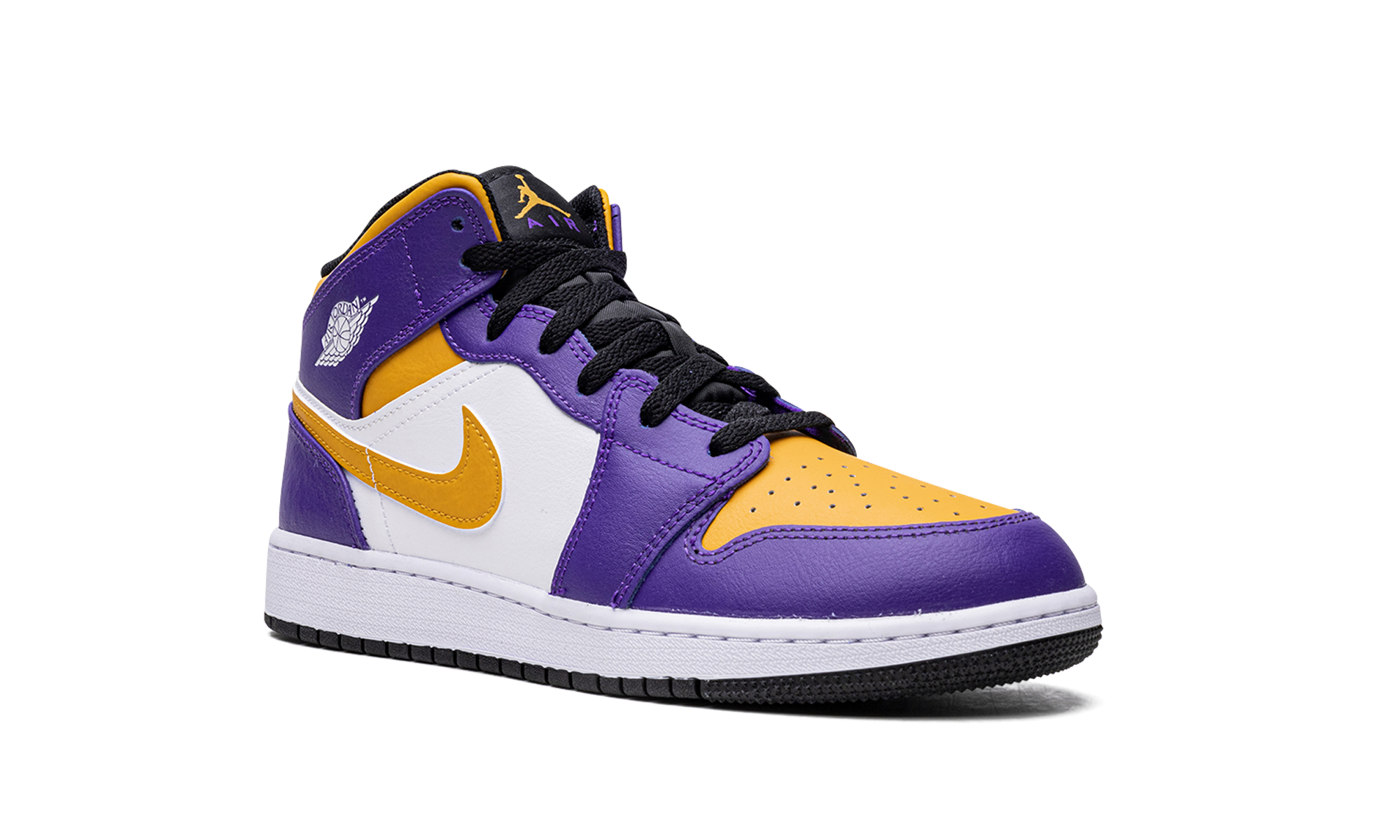 Air Jordan 1 Mid Lakers (GS) 2