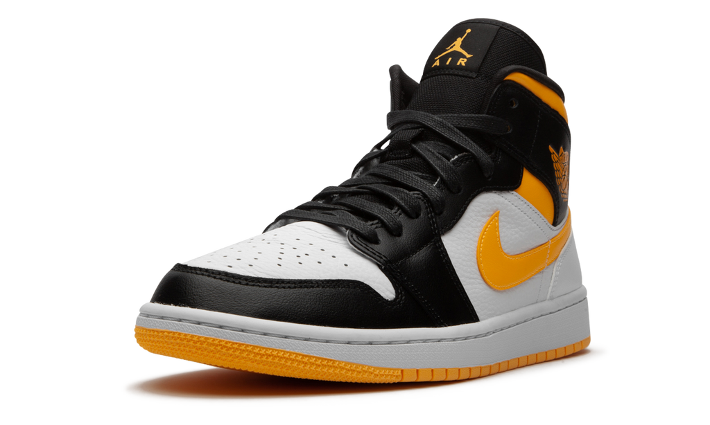 Air Jordan 1 Mid Laser Orange Black (W) 4