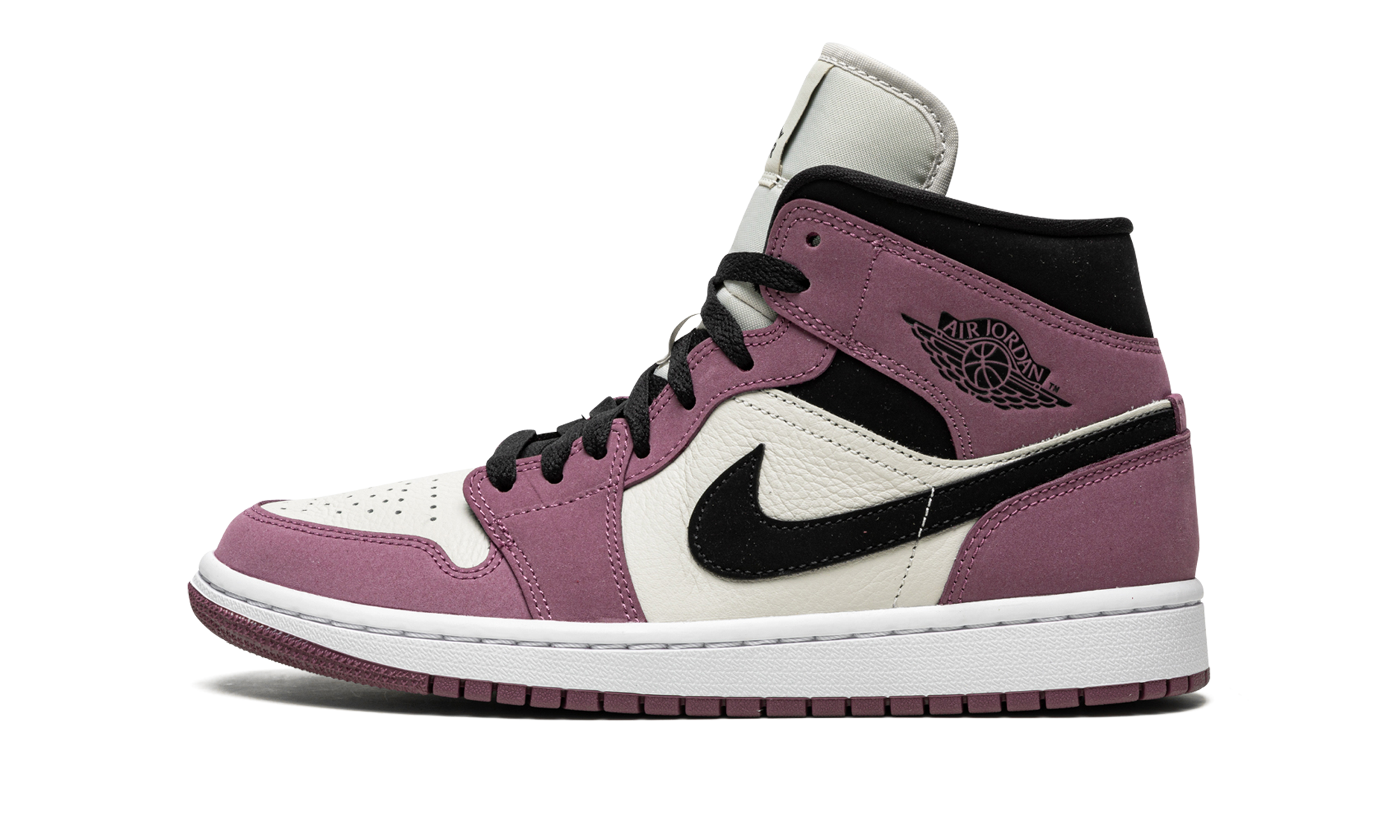 Air Jordan 1 Mid Light Mulberry 4
