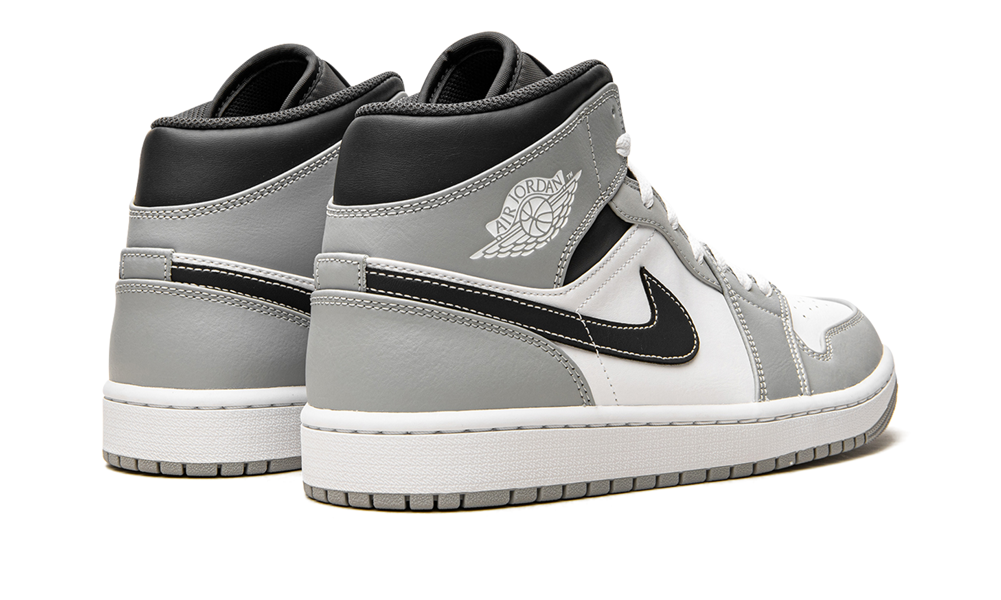 Air Jordan 1 Mid Light Smoke Grey Anthracite 3