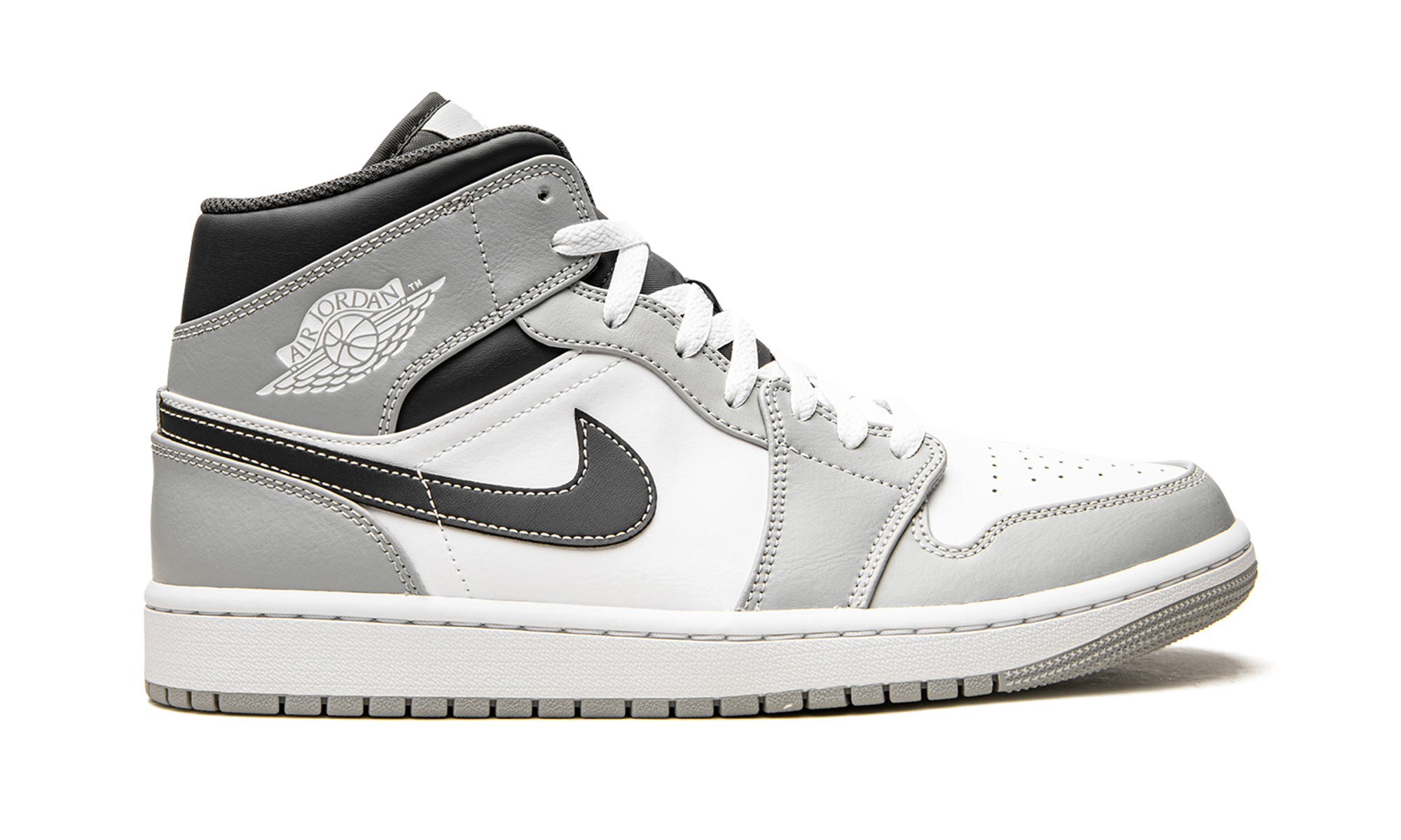 Air Jordan 1 Mid Light Smoke Grey Anthracite 6