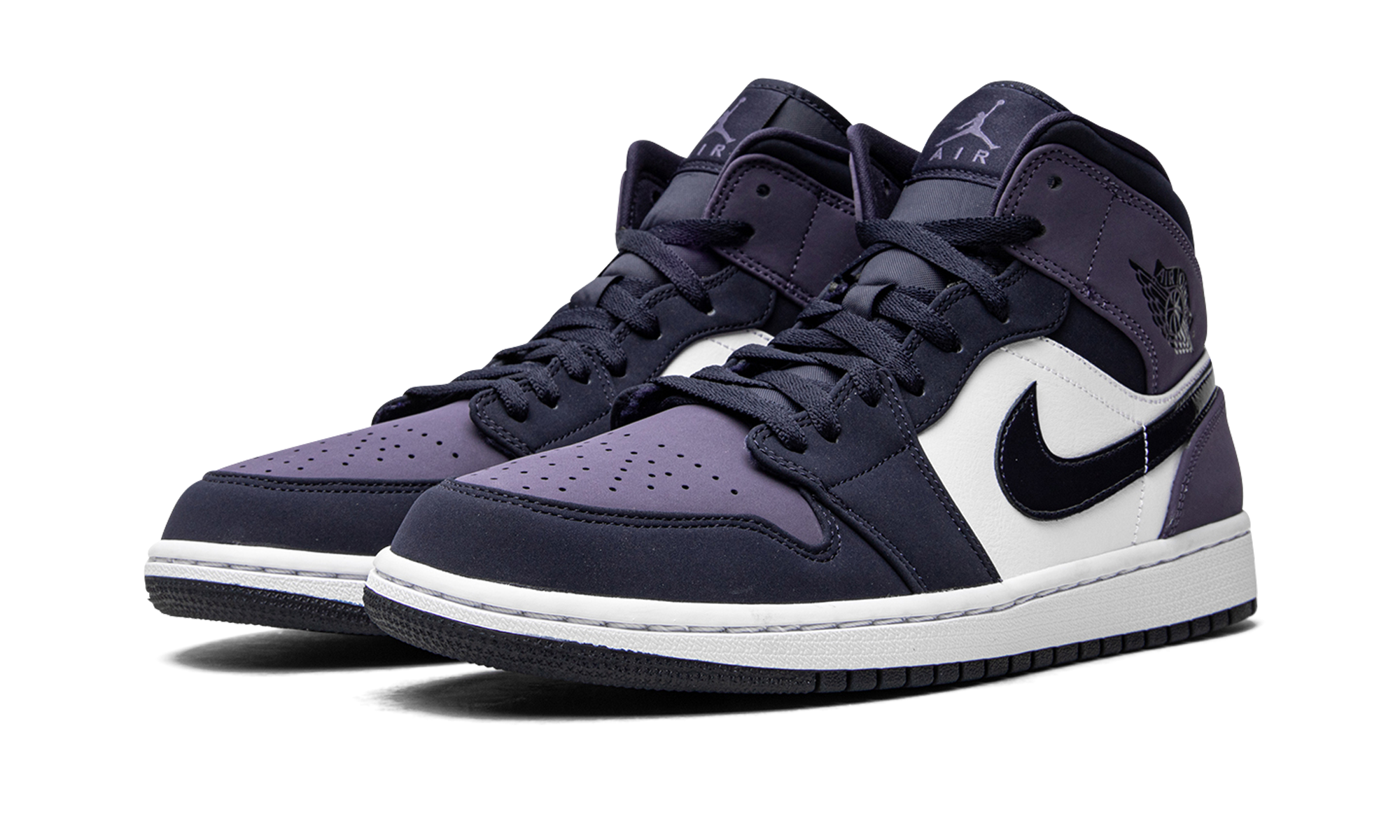 Air Jordan 1 Mid Obsidian Sanded Purple 2