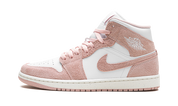 Air Jordan 1 Mid Pink Suede 1