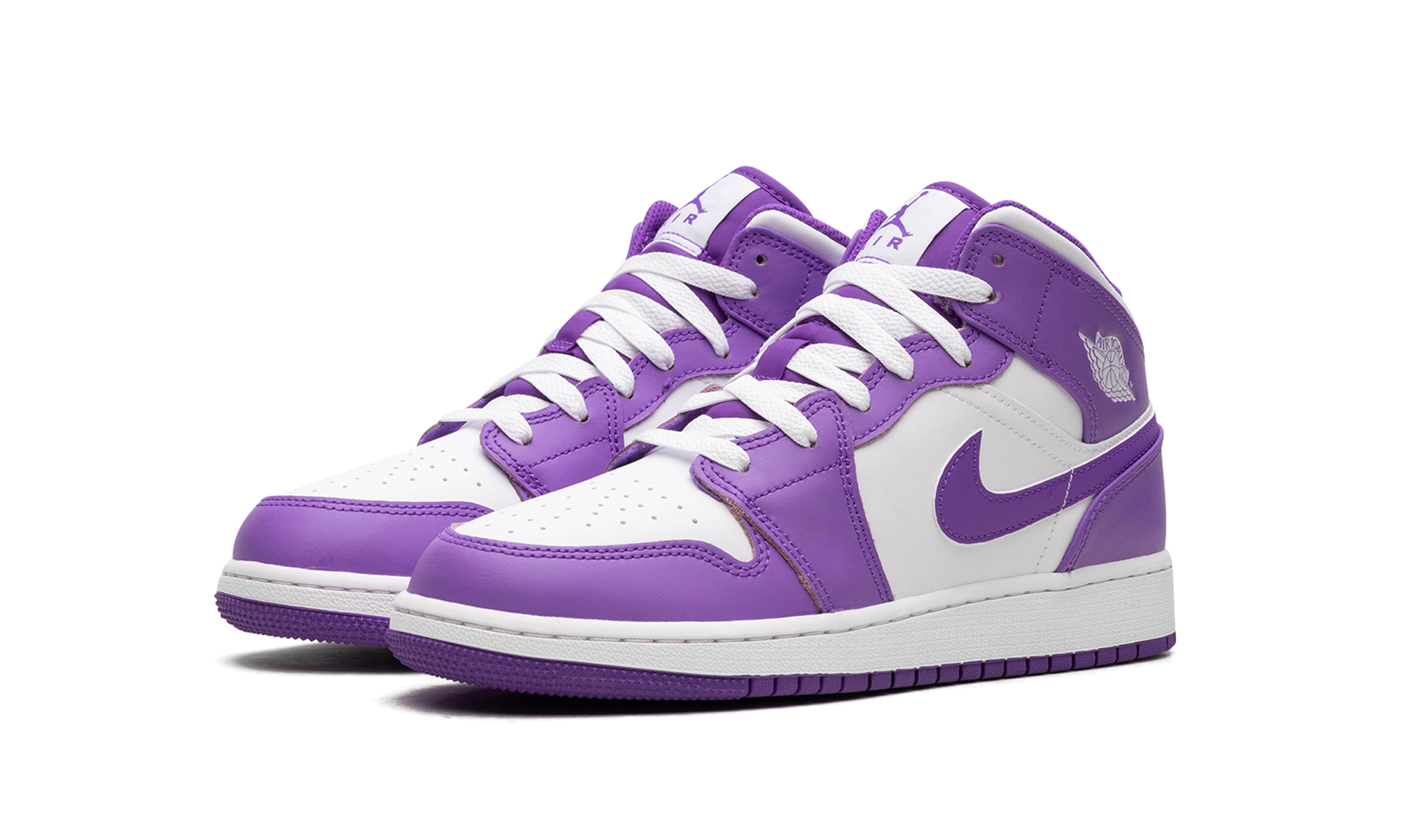 Air Jordan 1 Mid Purple Venom (GS) 3