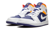 Air Jordan 1 Mid Royal Blue Laser Orange 2