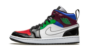 Air Jordan 1 Mid SE Black White Multi-Color (W) 2