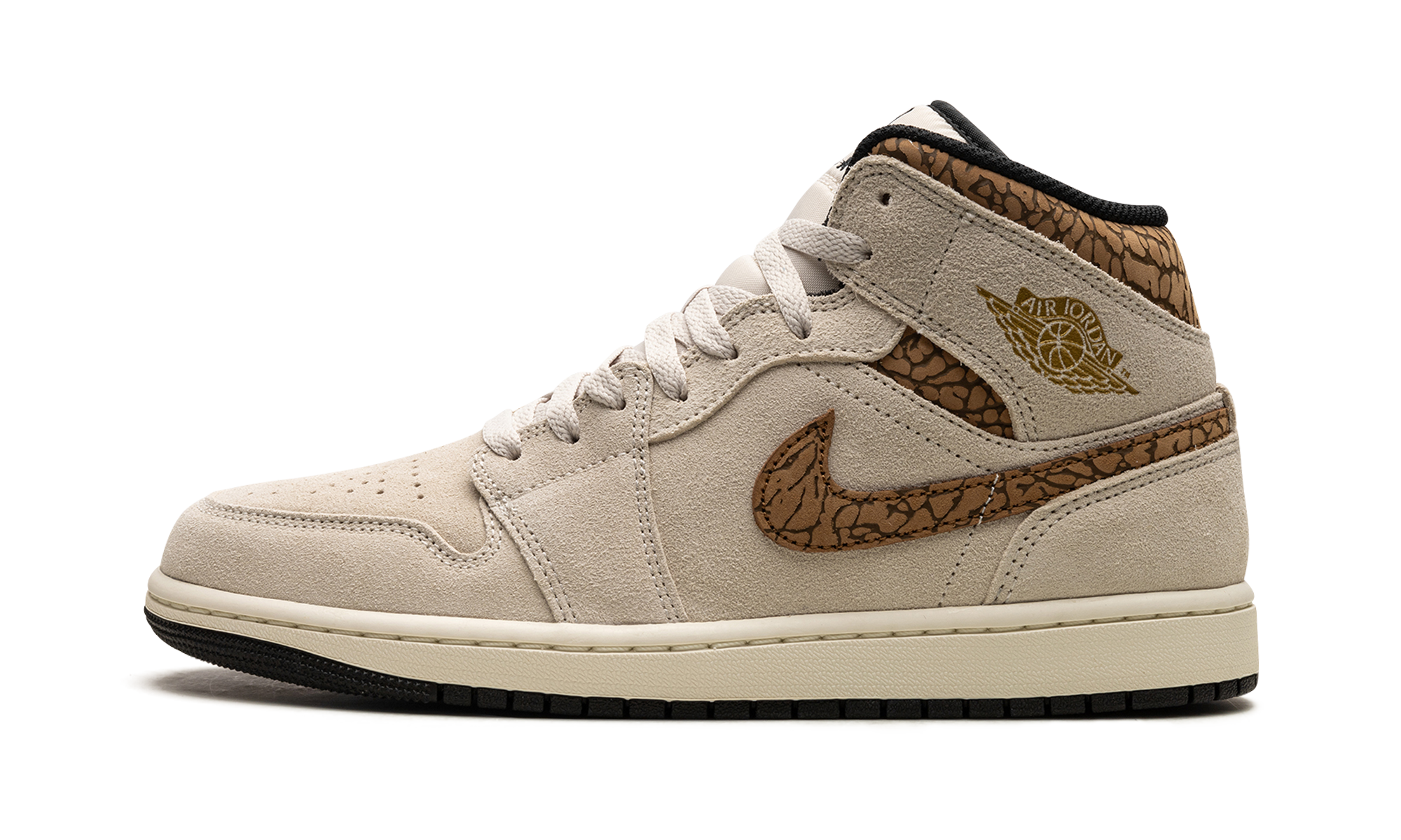 Air Jordan 1 Mid SE Brown Elephant 1