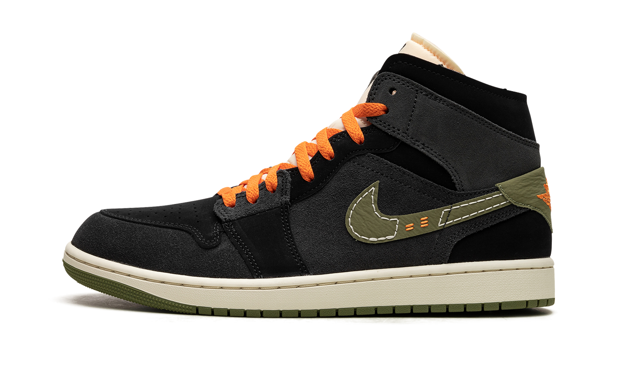 Air Jordan 1 Mid SE Craft Anthracite Light Olive 1