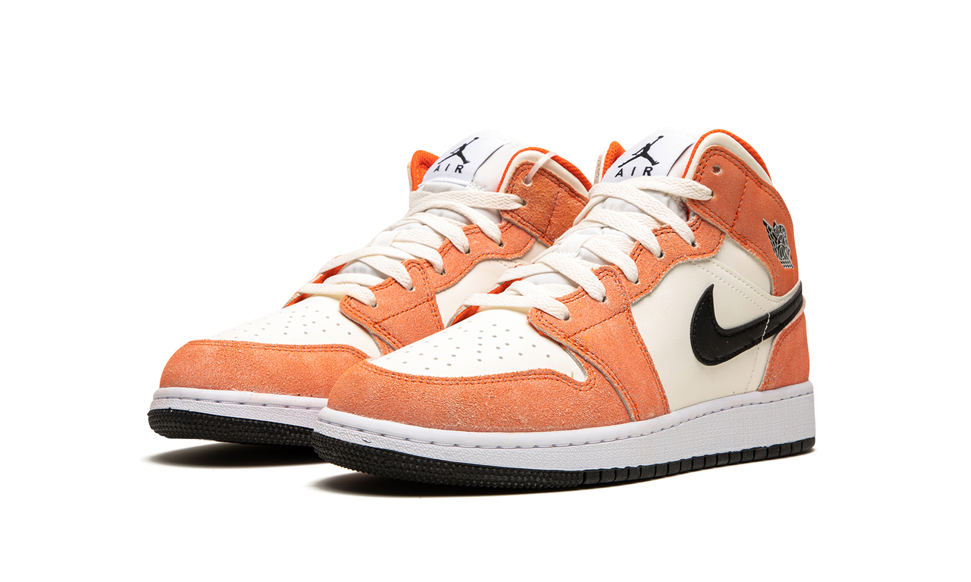 Air Jordan 1 Mid Se Orange Suede 3