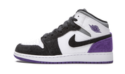 Air Jordan 1 Mid SE Purple (GS) 1