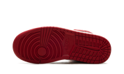 Air Jordan 1 Mid SE Red Cracked Leather (W) 6