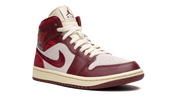 Air Jordan 1 Mid SE Tiki Leaf Team Red (W) 2