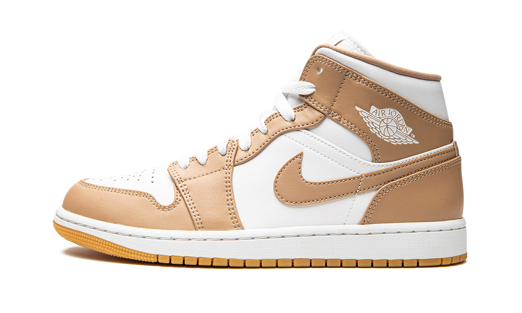 Air Jordan 1 Mid Tan Gum 1