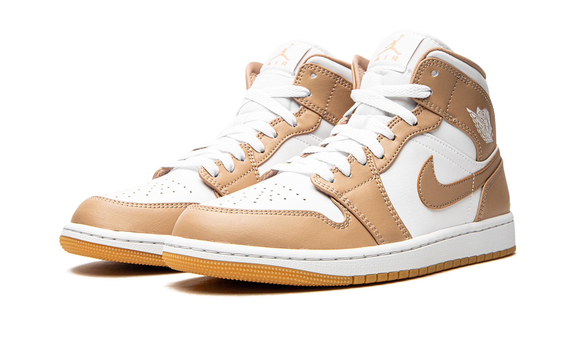 Air Jordan 1 Mid Tan Gum 2