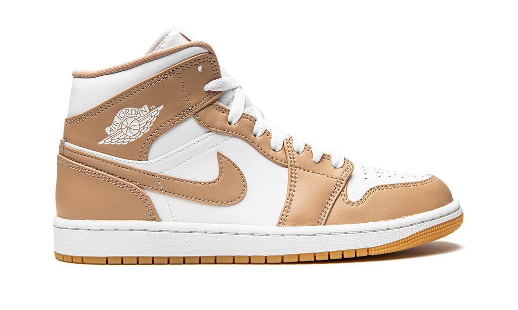 Air Jordan 1 Mid Tan Gum 6